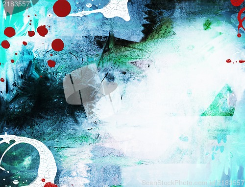 Image of Grunge collage, watercolor style , great background or texture