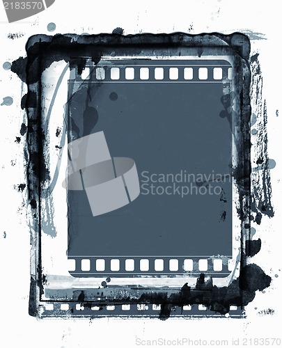 Image of Grunge film frame with space for your text or image
