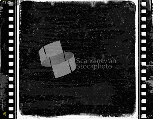 Image of Grunge film frame with space for your text or image