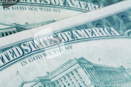 Image of US dollars background , artistic processed and toned photo