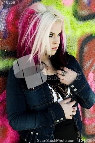 Image of Punk Gothic Fashion Model