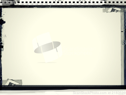 Image of Grunge film frame with space for your text or image
