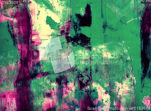 Image of Grunge collage, watercolor style , great background or texture