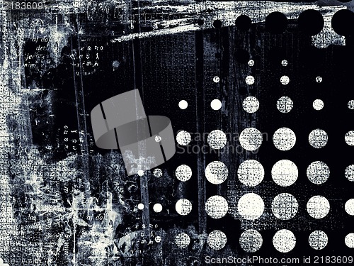 Image of Grunge textured abstract digital background - collage
