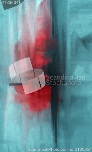 Image of Grunge collage, watercolor style , great background or texture