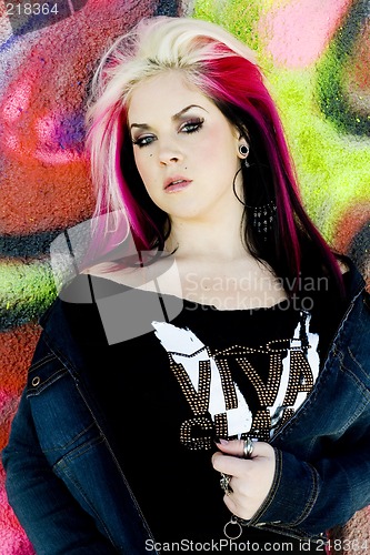 Image of Punk Gothic Fashion Model