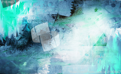 Image of Grunge collage, watercolor style , great background or texture