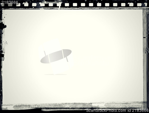 Image of Grunge film frame with space for your text or image