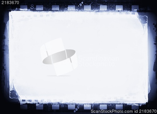 Image of Grunge film frame with space for your text or image