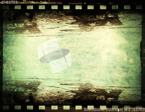 Image of Grunge film frame with space for your text or image