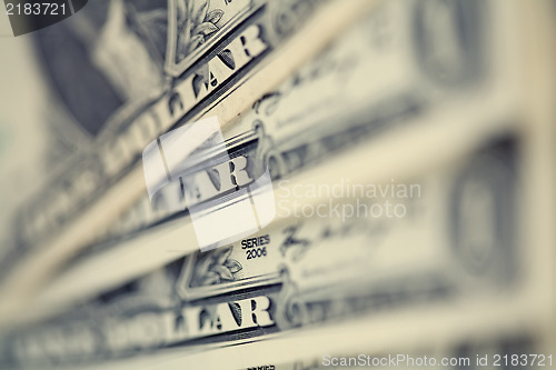 Image of US dollars background , artistic processed and toned photo