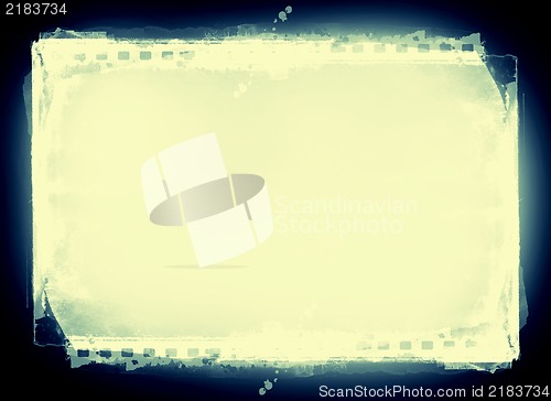 Image of Grunge retro style abstract textured frame for your projects