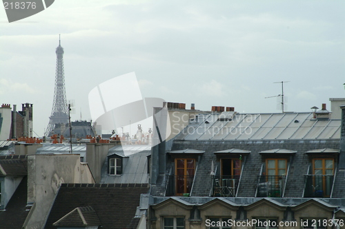 Image of roofscape of paris