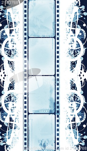 Image of Grunge film frame with space for your text or image