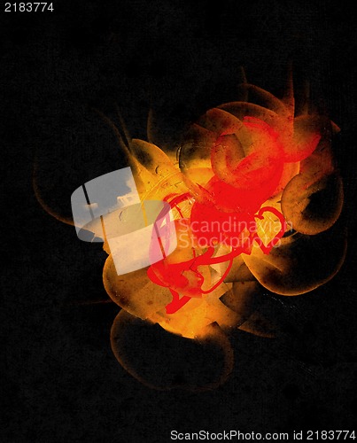 Image of Grunge collage, watercolor style , great background or texture