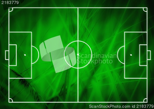 Image of Football (Soccer Field) illustration