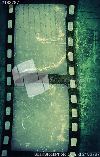 Image of Grunge film frame with space for your text or image