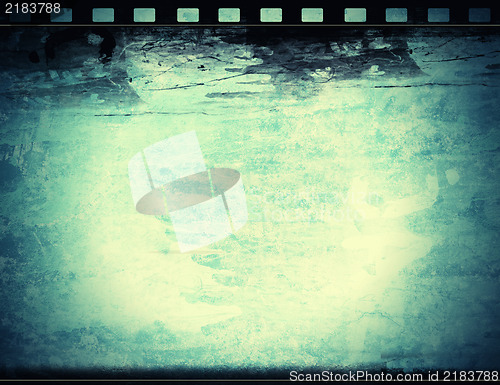 Image of Grunge film frame with space for your text or image