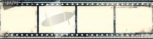 Image of Grunge film frame with space for your text or image
