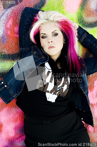 Image of Punk Gothic Fashion Model