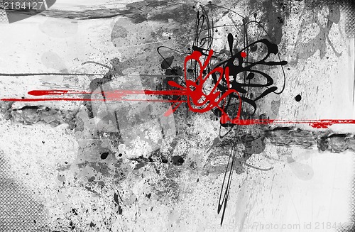 Image of Grunge abstract textured  collage