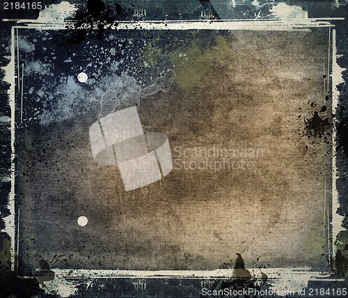 Image of Grunge retro style frame for your projects