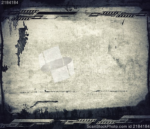 Image of Grunge retro style frame for your projects