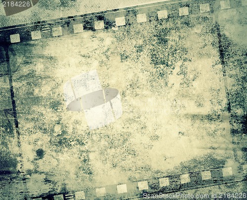 Image of Grunge film frame with space for text or image