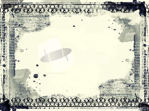 Image of Grunge retro style frame for your projects