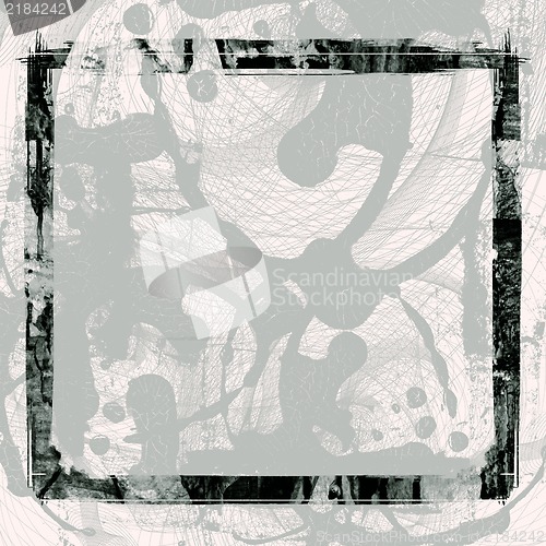 Image of Grunge retro style frame for your projects