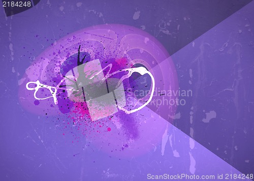 Image of Grunge abstract textured  collage