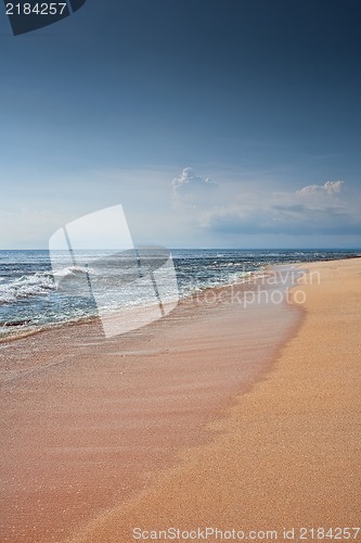 Image of Tropical sand beach  background