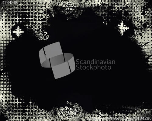 Image of Grunge retro style frame for your projects