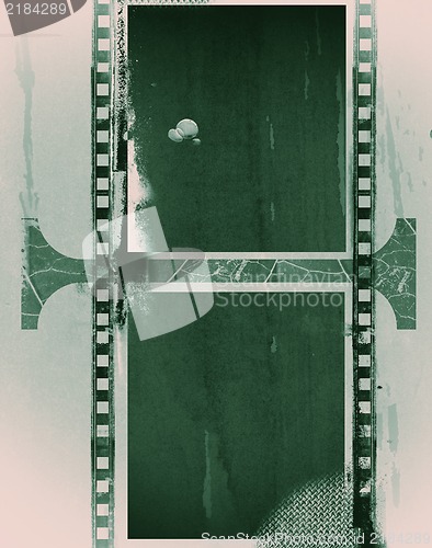 Image of Grunge film frame with space for text or image