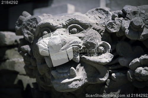 Image of Balinese temple - God statue