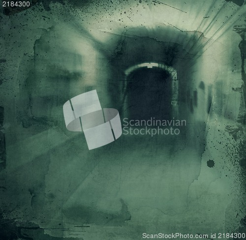 Image of Grunge textured background - hallway