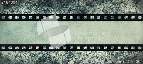 Image of Grunge film frame with space for text or image