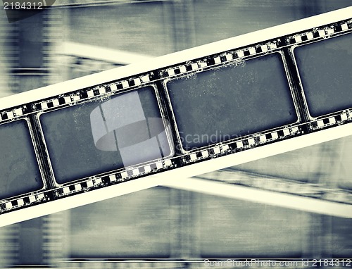 Image of Grunge film frame with space for text or image