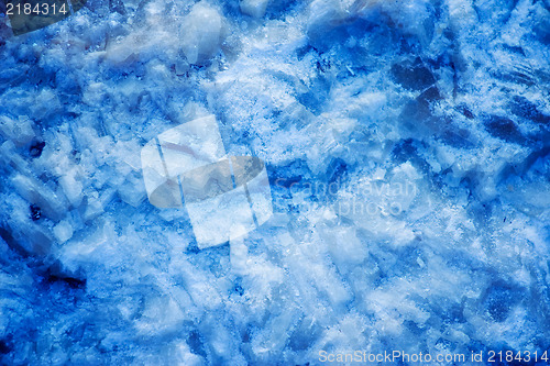 Image of Salty beach stone close up, artistic toned photo