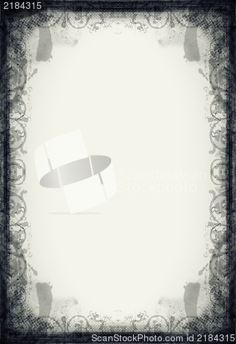 Image of Grunge film frame with space for text or image