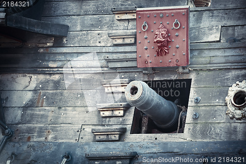 Image of Old pirate ship