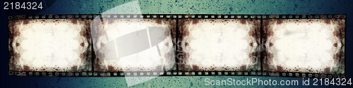 Image of Grunge film frame with space for text or image