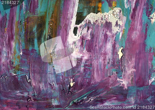 Image of Abstract mixed media background or texture