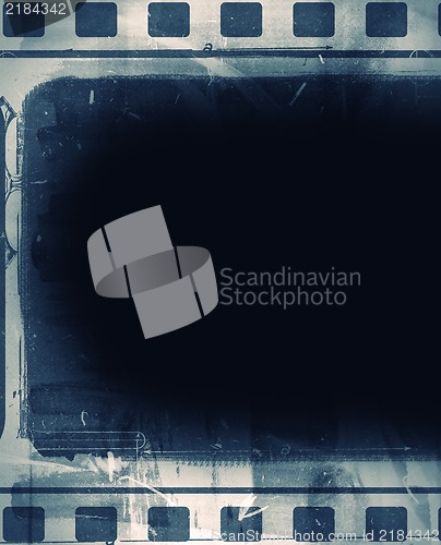 Image of Grunge film frame with space for text or image