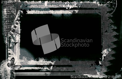 Image of Grunge retro style frame for your projects