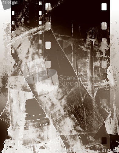 Image of Grunge film frame