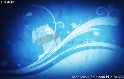 Image of Grunge textured winter background