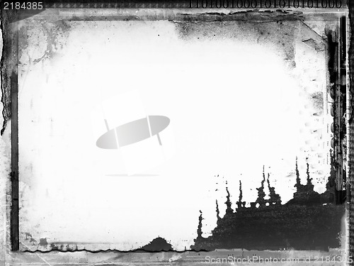 Image of Grunge retro style frame for your projects