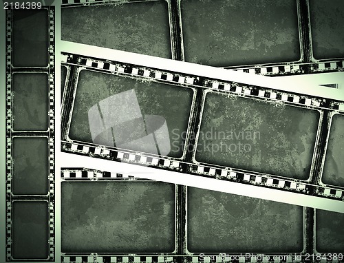 Image of Grunge film frame with space for text or image