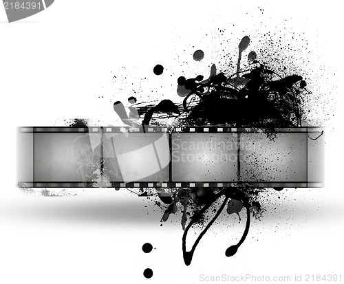 Image of Grunge film frame